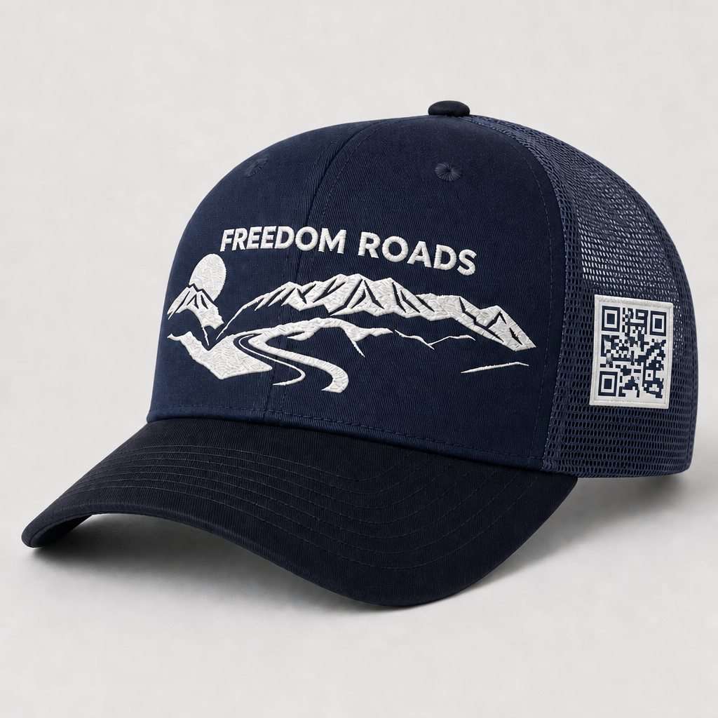 Freedom Roads Trucker Hat — All Navy