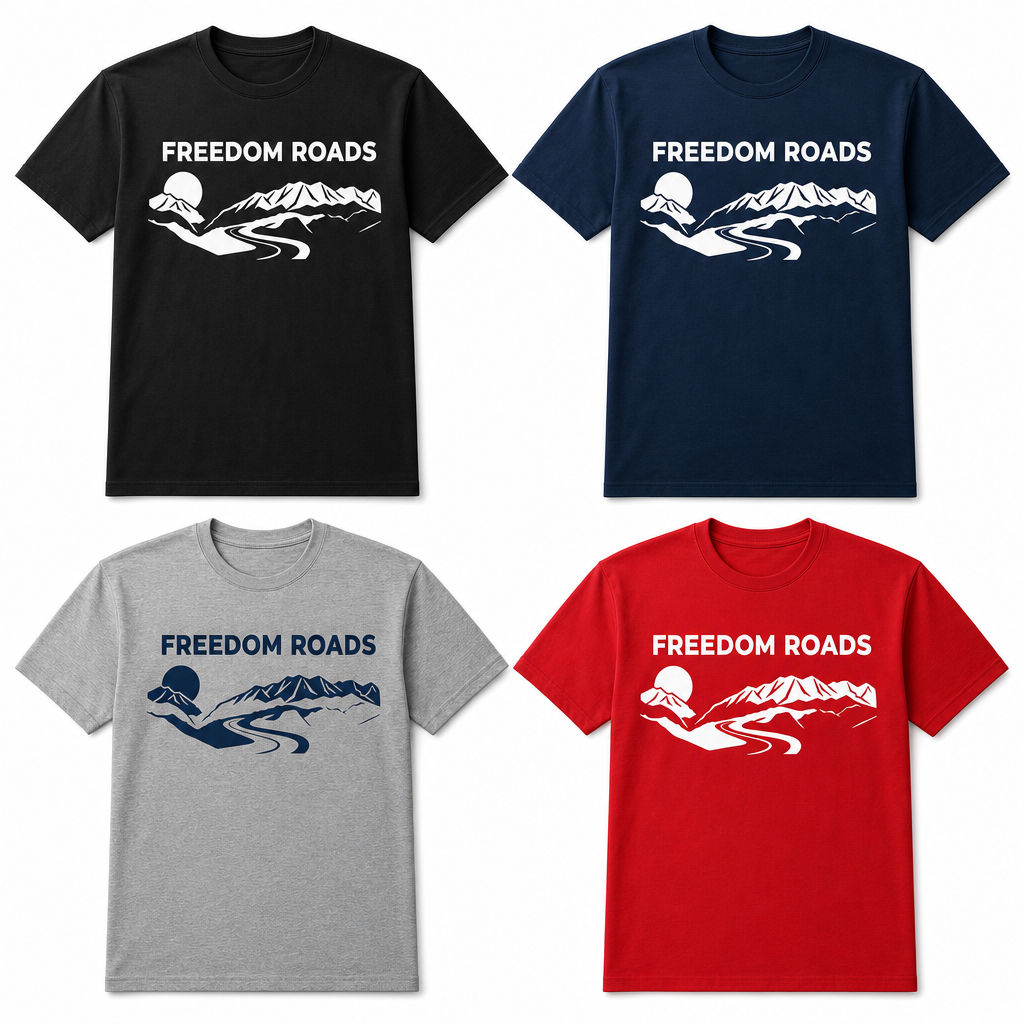 Freedom Roads T-Shirt — Front Large Logo