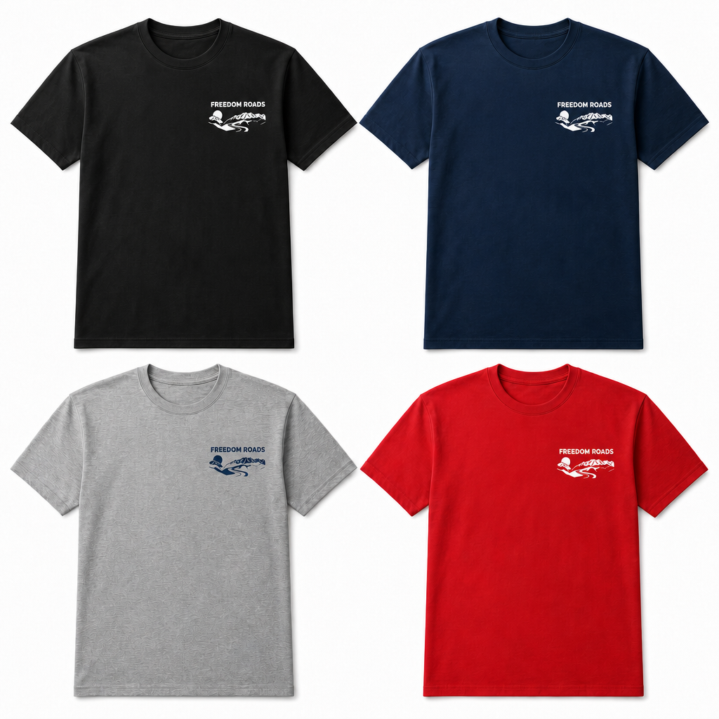 Freedom Roads T-Shirt — Front Small Logo
